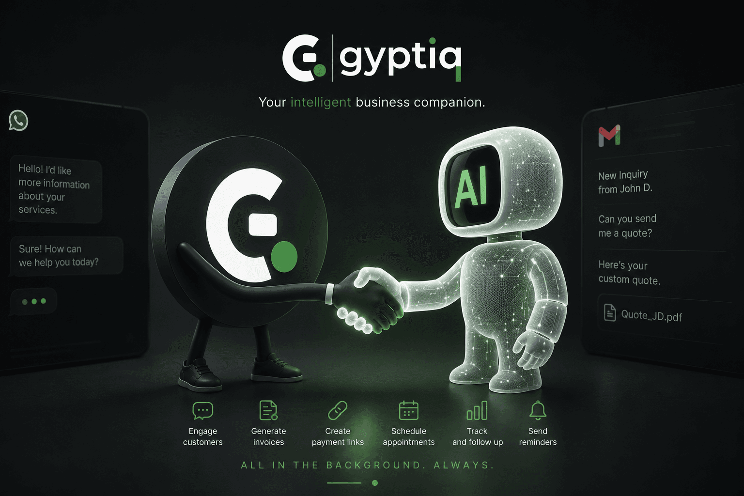 Gyptiq AI-powered customer and business operations platform